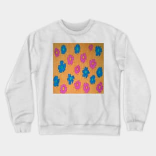 Bright Summer Flower Art Crewneck Sweatshirt